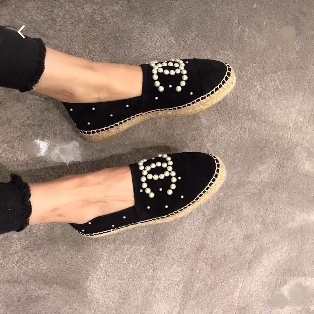 CHANEL PEARL ESPADRILLES